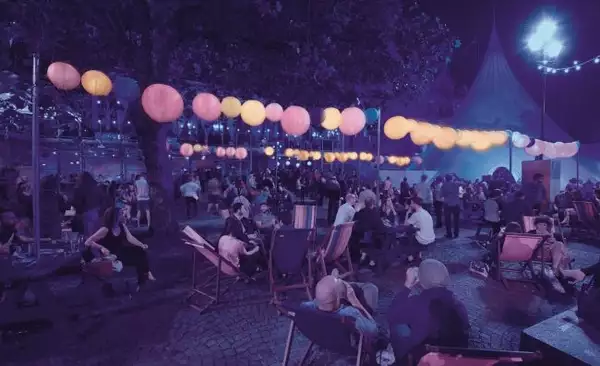 Festival Square 2019 in the evening