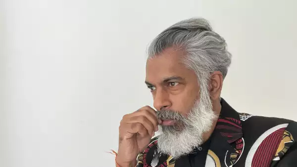 Side profile of Keith Khan