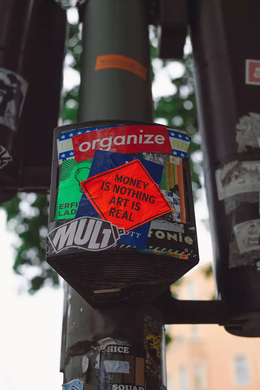 Photo of a sticker that reads 'Money is nothing.  Art is real'
