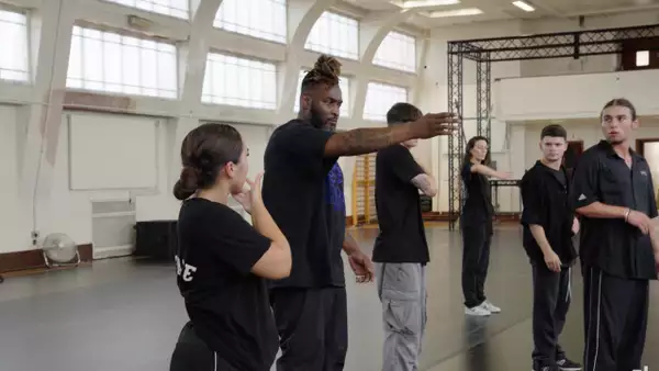 Still from a rehearsal video